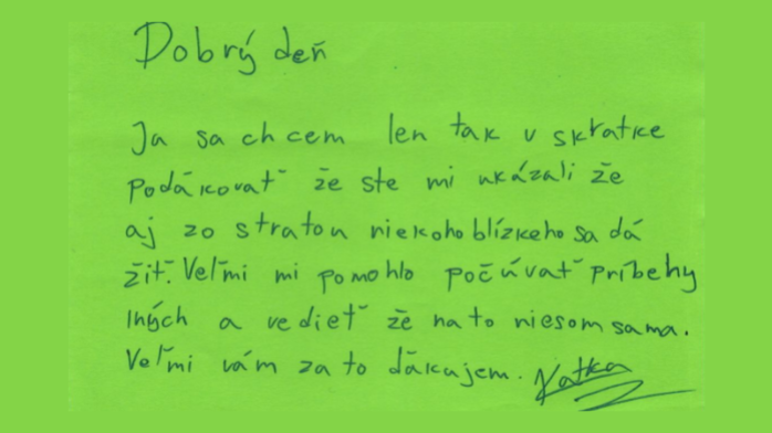 Akú bezplatnú pomoc Plamienok ponúka deťom a ich rodinám po strate blízkeho? Akú bezplatnú pomoc Plamienok ponúka deťom a ich rodinám po strate blízkeho?
