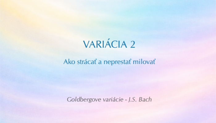 J. S. Bach: Goldbergove variácie, BWV 988 – Variácia č. 2 (Open verzia)